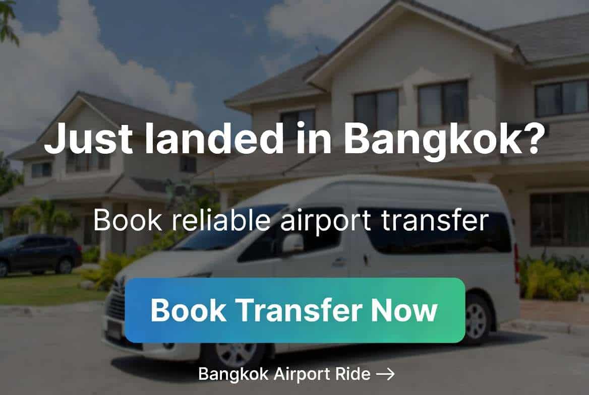 Just landed in Bangkok? Book reliable airport transfer with Bangkok Airport Ride
